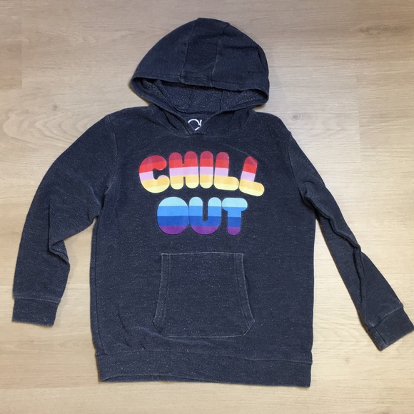 Chaser Other - Chaser Graphic CHILL OUT Hoodie Long Sleeve Shirt Girl’s size 12